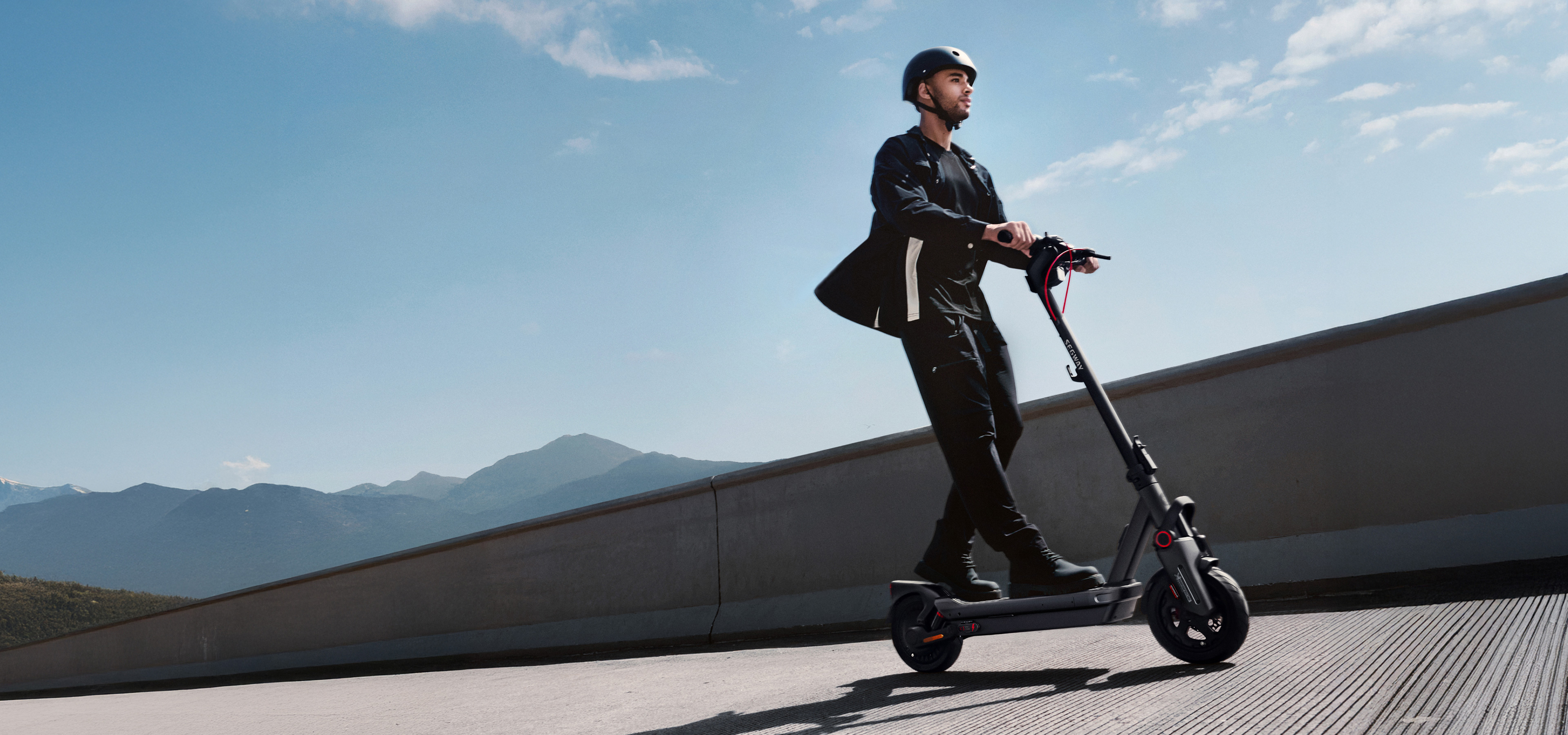 Segway E-KickScooter in der Stadt